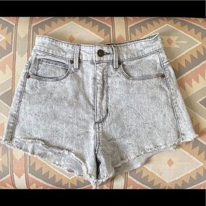 Vintage Guess gray acid washed jean shorts